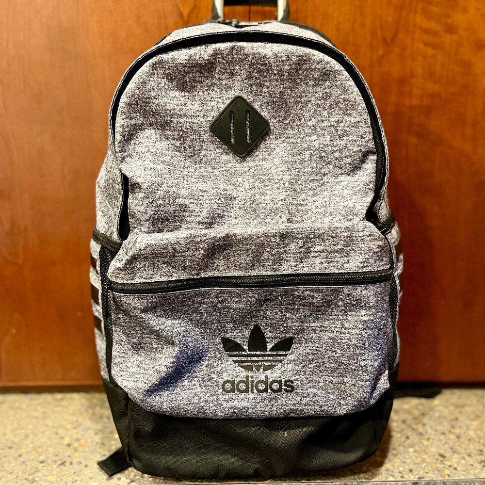 Adidas Original Base Onyx Jersey gray book bag / backpack